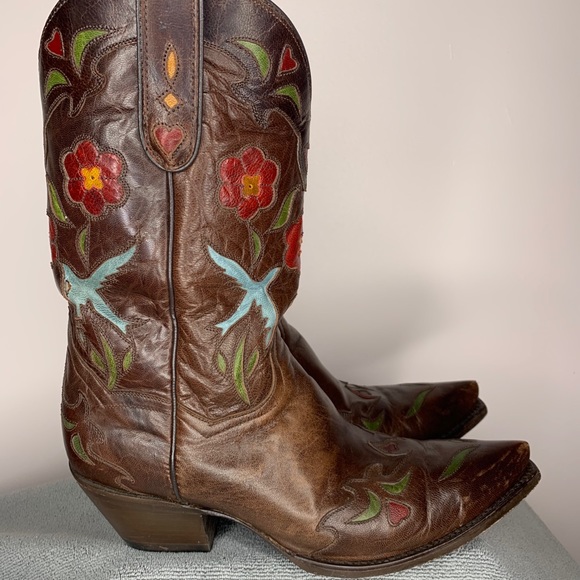 bluebird cowboy boots